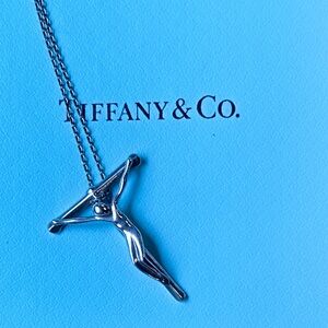 Authentic Tiffany & CO. Elsa Peretti Jesus Christ Crucifix Necklace.